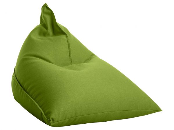 Sitzsack "Triangle" grün, für Innenbereich