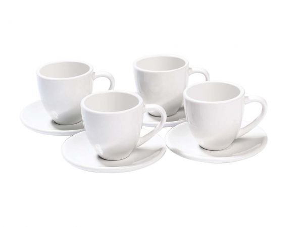 Könitz Espressotassen "Coffee Bar" weiß 4er-Set