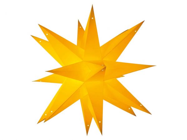 earth friendly starlightz Papierstern "Noel yellow" inkl. Verstromung