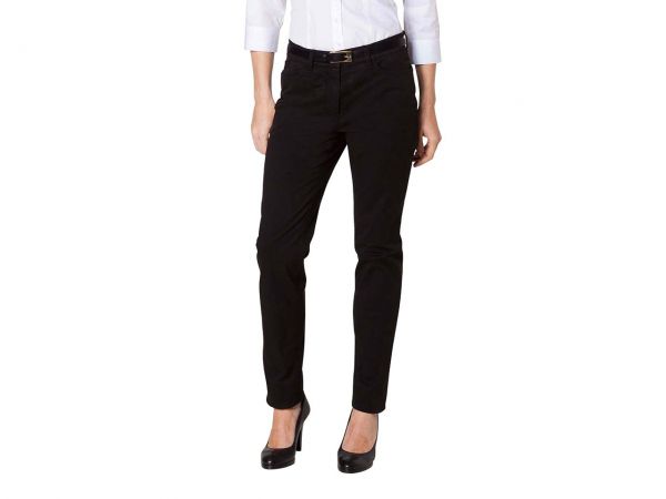 Bio-Damenhose "5-Pocket" schwarz, Gr. 30/32